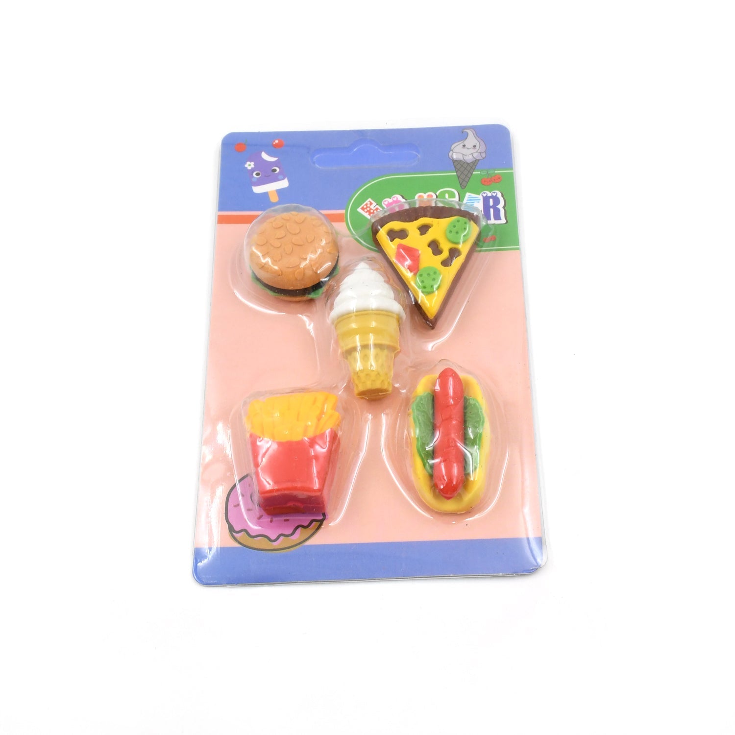 3D Food Fancy & Stylish Colorful Erasers, Mini Eraser Creative Cute Novelty Eraser for Children Different Designs Eraser Set for Return Gift, Birthday Party, School Prize (1 Set / Mix Design & Color) 3D Food Fancy & Stylish Colorful Erasers, Mini Eraser Creative Cute Novelty Eraser for Children Different Designs Eraser Set for Return Gift, Birthday Party, School Prize (1 Set / Mix Design & Color)